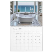 Uitstekende badkuipkalender kalender (Feb 2026)