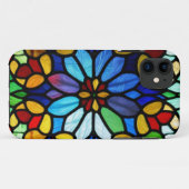 Uitstekende bloemenelegantie Glas in lood Case-Mate iPhone Case (Achterkant (horizontaal))