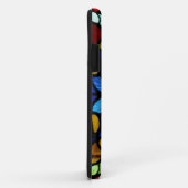 Uitstekende bloemenelegantie Glas in lood Case-Mate iPhone Case (Achterkant/rechts)
