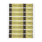 Uitstekende bruiloft | Gouden Overlay op Damask (Vel)