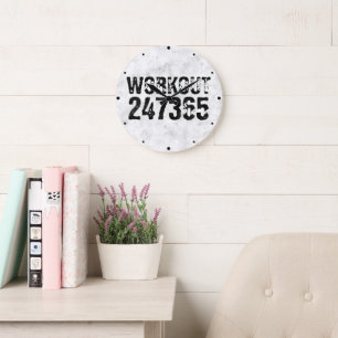 Uitstekende en gekraste tekst Werkout 247365 bijte Grote Klok