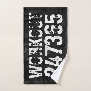 Uitstekende en gekraste vintage Werkout 247365 Bad Handdoek
