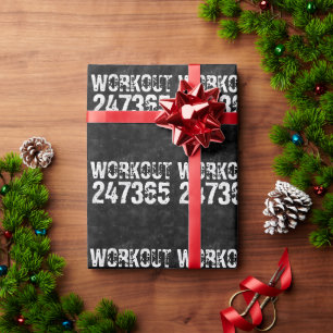 Uitstekende en gekraste vintage Werkout 247365 Cadeaupapier