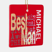 Uitstekende Getuige CUSTOM Keramisch Ornament (Rechts)