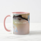 Uitstekende Japanse abrikozenbloemen Mok (Links)