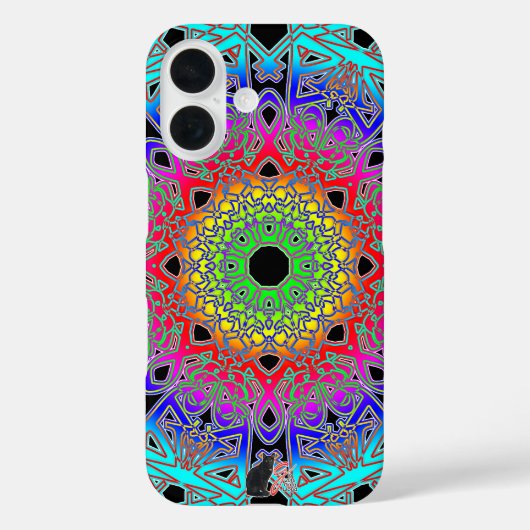 Uitstekende spectra glyph Case-Mate iPhone case (Achterkant)