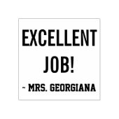 "UITSTEKENDE TAAK!" + Rubberstempel voor leraar (Afrduk)