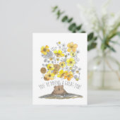 Uitstekende taakleraar briefkaart (Staand voorkant)