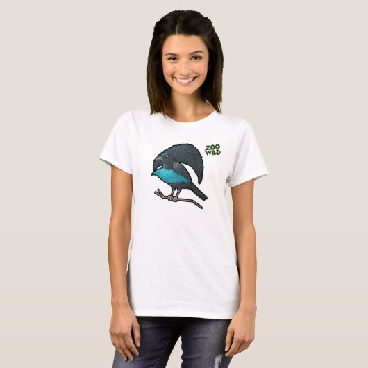 Uitstekende vogel-van-paradijs t-shirt (Voorkant volledig)