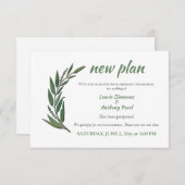 Uitstel aankondiging (Voorkant / Achterkant)