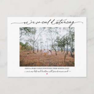 Uitstel sociale vervorming huwelijk briefkaart