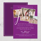 Uitstel van de bruiloft Wijziging van de datum Rec (Voorkant / Achterkant)