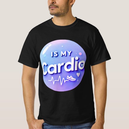 Uitstelgedrag is mijn cardio grappige T-shirt (Voorkant)