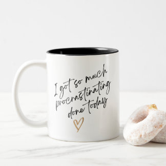 Uitstellen Grappig Minimal Co-worker Gift Tweekleurige Koffiemok