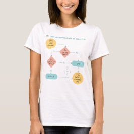 Uitstelschema – Lazy Life Process Mode T-shirt