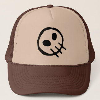 Uitsterven Logo schedel bovenaan Trucker Pet