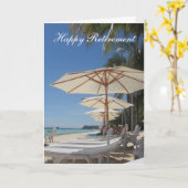 Uittredende strandstoelen kaart (Gele Bloem)