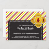 Uittreding brandweerman kaart (Voorkant / Achterkant)