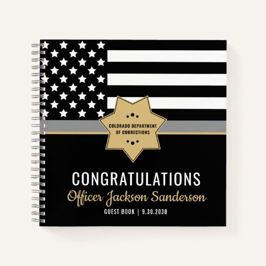 Uittreding van de rectificator Thin Silver Line Notitieboek (Voorkant)
