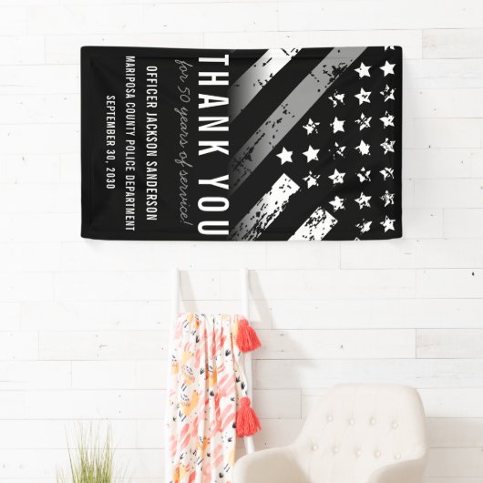 Uittreding van de rectificator Thin Silver Line Spandoek (Insitu)