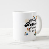 Uittredingsgeschenk Extra Grote Beker (Voorkant rechts)