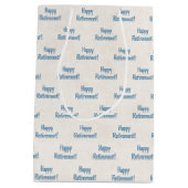 uittredingsgolf met clubs medium cadeauzakje (Achterkant)