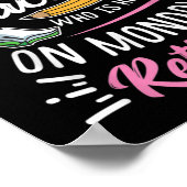 Uittredingsleraar Gepensioneerd leraar Leraar Fijn Poster (Hoek)