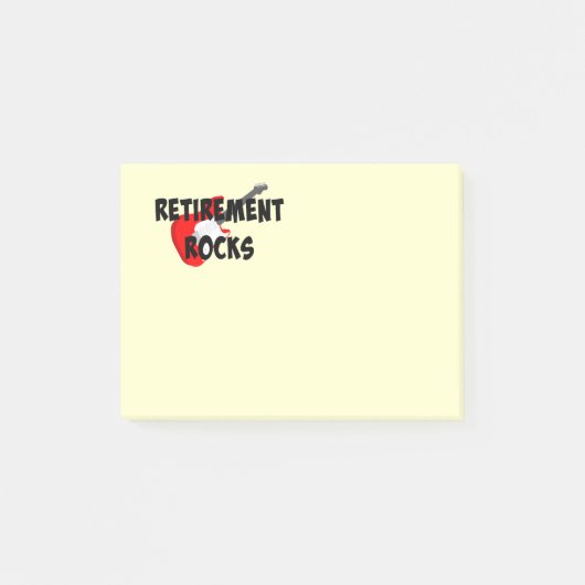 Uittredingsraketten Post-it® Notes (Voorkant)