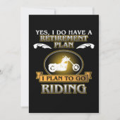 Uittredingsschema motorfiets bietenoverloop bedankkaart (Voorkant)