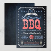 Uittredingsverzoeken BBQ | Chalkboard Kaart (Voorkant / Achterkant)