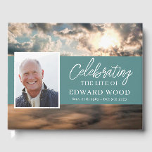 Uitvaart Gastenboek met Mountain Top Foto