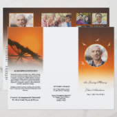 Uitvaart sjabloon (Voorkant / Achterkant)