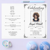 Uitvaartprogramma | De Reis Vieren | FP0017 Flyer (Enkel)