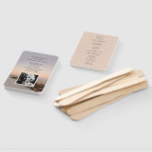 Uitvaartprogramma Ocean Sunset Herdenkingsdienst Handwaaier (Niet-gemonteerd)