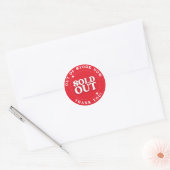 Uitverkocht Sticker (Envelop)