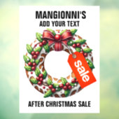 UITVERKOOP BORDJE RAAMSTICKER (Vel 3)