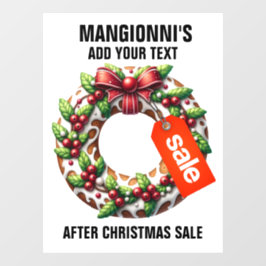 UITVERKOOP BORDJE RAAMSTICKER