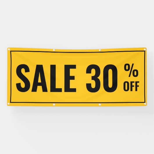 Uitverkoop korting aangepaste banner (Horizontaal)