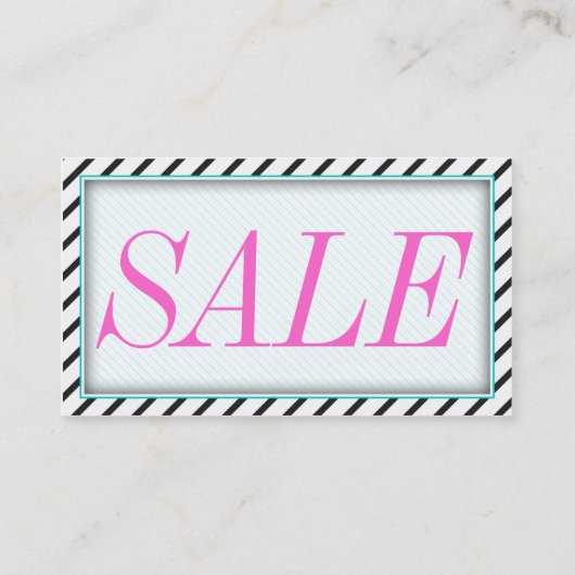 Uitverkoop Minikarten Visitekaartje (Achterkant)