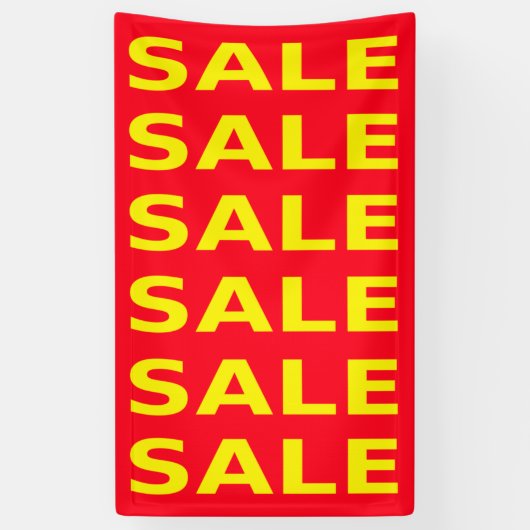 Uitverkoop Spandoek (Verticaal)