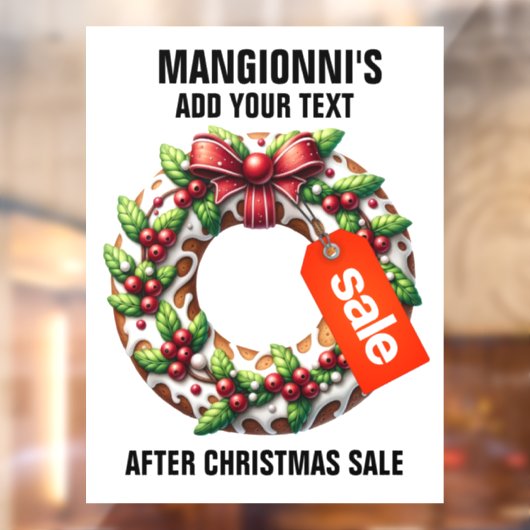 UITVERKOOP WINKELBORD RAAMSTICKER (Vel 2)