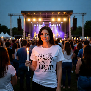 Uitverkoren & Vergeven Efeziërs 1:4 Identiteit Tri-Blend Shirt