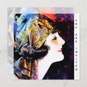 Uitvindingen, martha mansfield, metaalgoud kaart (Voorkant / Achterkant)