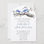 uitvindingen over de bruiloft van blauwvogels kaart (Voorkant)