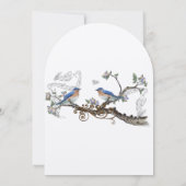  uitvindingen over de bruiloft van blauwvogels kaart (Achterkant)