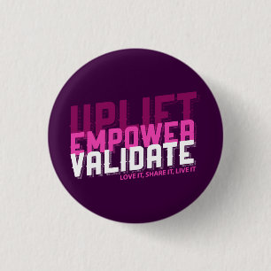 Uitvloeien, inschakelen, valideren - Younique Butt Ronde Button 3,2 Cm