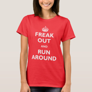 Uitvoeren en uitvoeren t-shirt