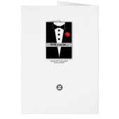 UITVOEREN ONZE WEDING MET Checkerboard Border (Achterkant)