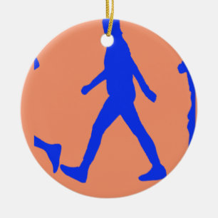 Uitvoeren van joggen keramisch ornament