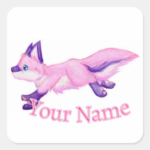 Uitvoeren Vierkante Sticker